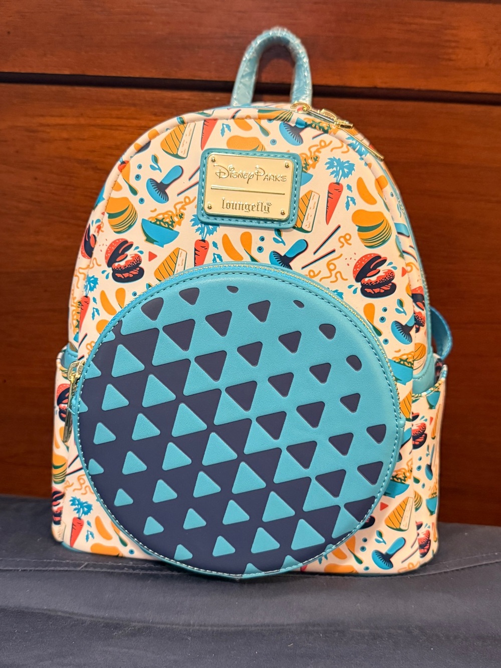 NWT 2023 Disney Loungefly Epcot International Food & Wine Festival Backpack